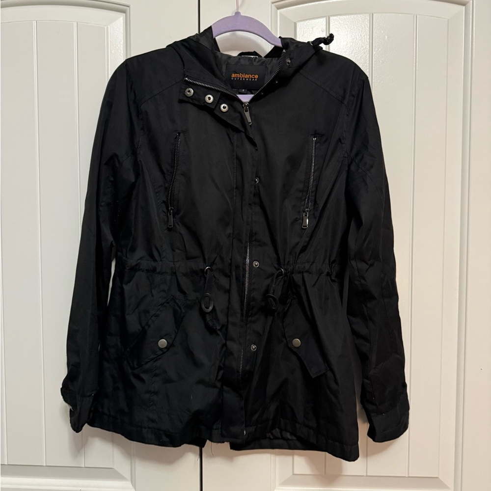 Chic Jet Black Utility Jacket